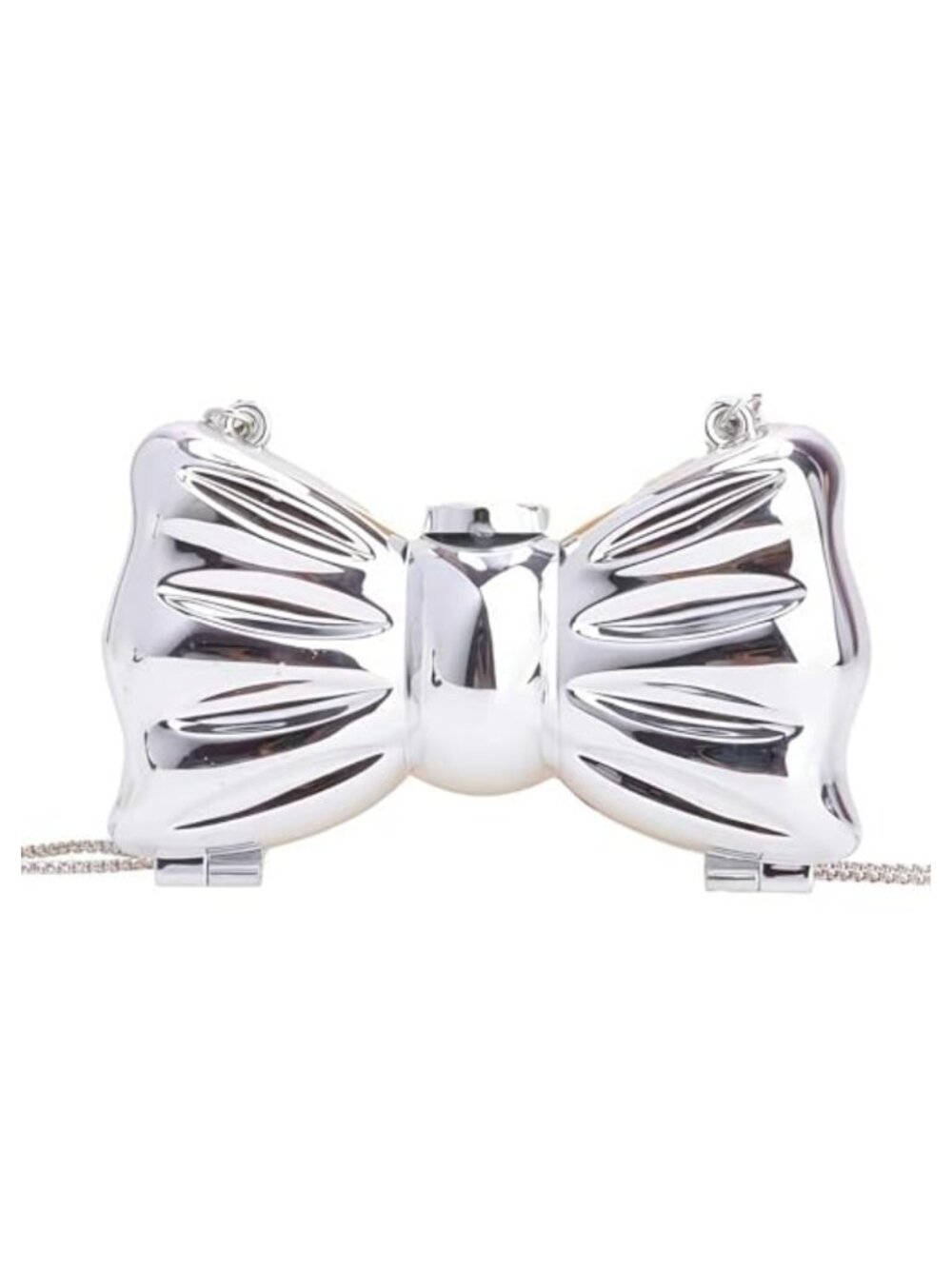Acrylic Bow Clutch Mini Crossbody Bag Detachable Chain